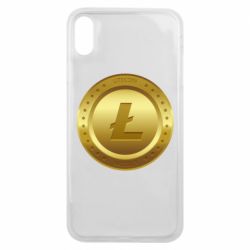 Чехол для iPhone Xs Max Litecoin coin - PrintSalon