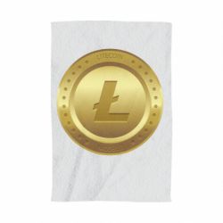 Полотенце с принтом Litecoin coin - PrintSalon