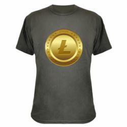 Камуфляжная футболка Litecoin coin - PrintSalon