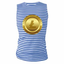 Майка-тельняшка Litecoin coin - PrintSalon