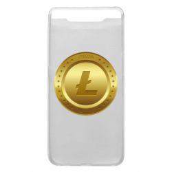 Чехол для Samsung A80 Litecoin coin - PrintSalon