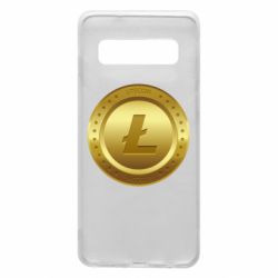 Чехол для Samsung S10 Litecoin coin - PrintSalon