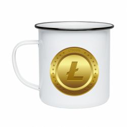 Кружка эмалированная Litecoin coin - PrintSalon