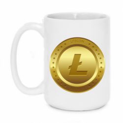 Чашка 420ml Litecoin coin - PrintSalon