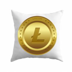 Подушка Litecoin coin - PrintSalon