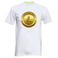 Мужская футболка для спорта Litecoin coin - PrintSalon