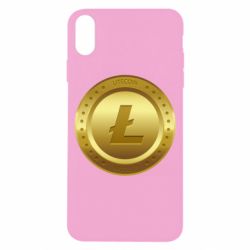 Чехол для iPhone X/Xs Litecoin coin - PrintSalon