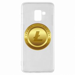 Чехол для Samsung A8+ 2018 Litecoin coin - PrintSalon