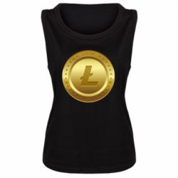 Женская майка Litecoin coin - PrintSalon