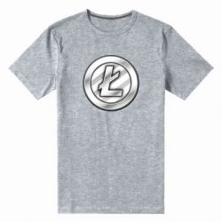 Мужская футболка премиум Litecoin - PrintSalon
