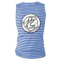 Майка-тельняшка Litecoin - PrintSalon