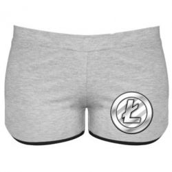 Женские шорты Litecoin - PrintSalon