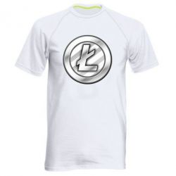 Мужская футболка для спорта Litecoin - PrintSalon