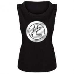 Женская майка Litecoin - PrintSalon