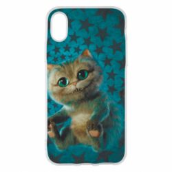 Чохол для iPhone X/Xs Little cheshire kitten - PrintSalon