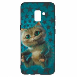 Чохол для Samsung A8+ 2018 Little cheshire kitten - PrintSalon