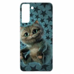 Чохол для Samsung S21+ Little cheshire kitten - PrintSalon