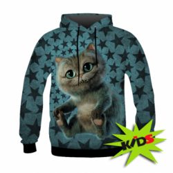 Дитяче 3D худі Little cheshire kitten