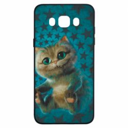 Чохол для Samsung J7 2016 Little cheshire kitten - PrintSalon