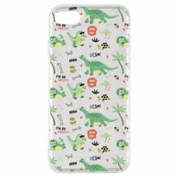 Чехол для iPhone 7 Little Dinosaurs - PrintSalon