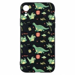 Чехол для iPhone XR Little Dinosaurs - PrintSalon