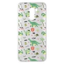Чехол для Xiaomi Pocophone F1 Little Dinosaurs - PrintSalon
