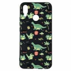 Чехол для Huawei P Smart Plus 2018 Little Dinosaurs - PrintSalon