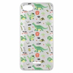 Чехол для Xiaomi Redmi 6A Little Dinosaurs - PrintSalon