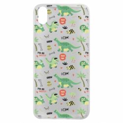 Чехол для Xiaomi Redmi 7A Little Dinosaurs - PrintSalon