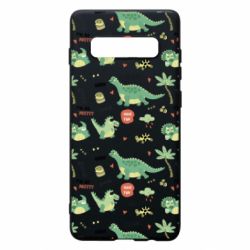 Чехол для Samsung S10+ Little Dinosaurs - PrintSalon