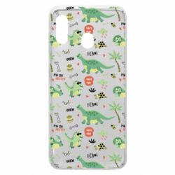 Чехол для Samsung A20 Little Dinosaurs - PrintSalon