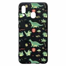 Чехол для Samsung A30 Little Dinosaurs - PrintSalon