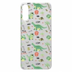 Чехол для Samsung A70 Little Dinosaurs - PrintSalon