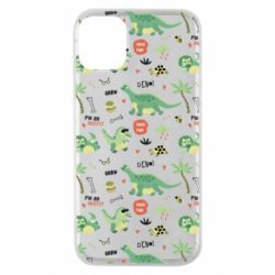Чохол для iPhone 11 Pro Little Dinosaurs