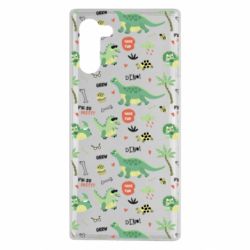 Чехол для Samsung Note 10 Little Dinosaurs - PrintSalon