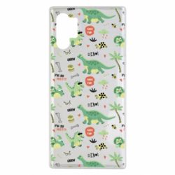 Чехол для Samsung Note 10 Plus Little Dinosaurs - PrintSalon