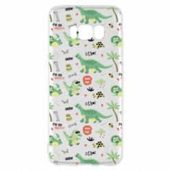 Чехол для Samsung S8 Little Dinosaurs - PrintSalon