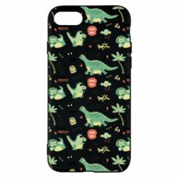 Чехол для iPhone SE 2020 Little Dinosaurs - PrintSalon