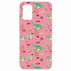 Чехол для Samsung A02s/M02s Little Dinosaurs - PrintSalon