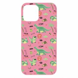 Чехол для iPhone 12 Pro Max Little Dinosaurs - PrintSalon