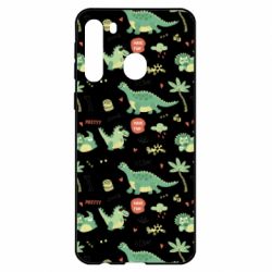 Чехол для Samsung A21 Little Dinosaurs - PrintSalon