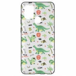 Чехол для Samsung A21s Little Dinosaurs - PrintSalon