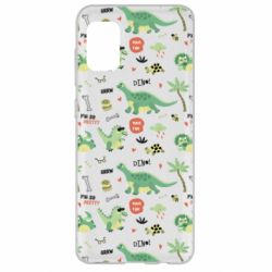 Чехол для Samsung A31 Little Dinosaurs - PrintSalon