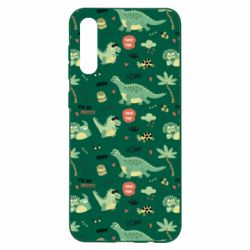 Чехол для Samsung A50 Little Dinosaurs - PrintSalon