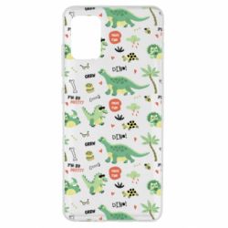 Чехол для Samsung A51 Little Dinosaurs - PrintSalon