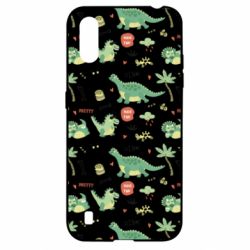 Чехол для Samsung A01/M01 Little Dinosaurs - PrintSalon