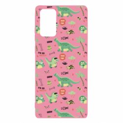 Чехол для Samsung Note 20 Little Dinosaurs - PrintSalon