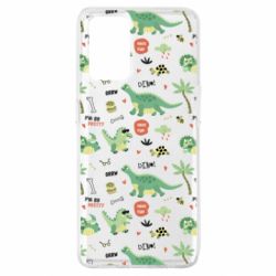 Чехол для Oppo A74 4G Little Dinosaurs - PrintSalon