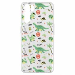 Чехол для Oppo A91/Reno3 Little Dinosaurs - PrintSalon