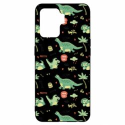 Чехол для Oppo Reno 5 Lite Little Dinosaurs - PrintSalon